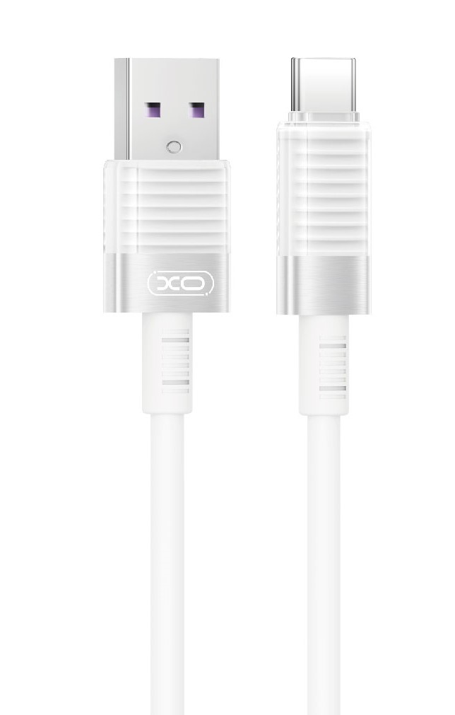 XO NB282 Καλώδιο Γρήγορης Φόρτισης Σιλικόνης 6A Type-C λευκό XO NB282 Καλώδιο Γρήγορης Φόρτισης Σιλικόνης 6A Type-C λευκό
