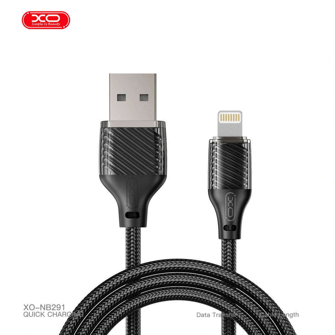 XO NB291 Καλώδιο Φόρτισης & Μεταφοράς Δεδομένων Lightning Braided 6A Μαύρο XO NB291 Καλώδιο Φόρτισης & Μεταφοράς Δεδομένων Lightning Braided 6A Μαύρο - Image 2