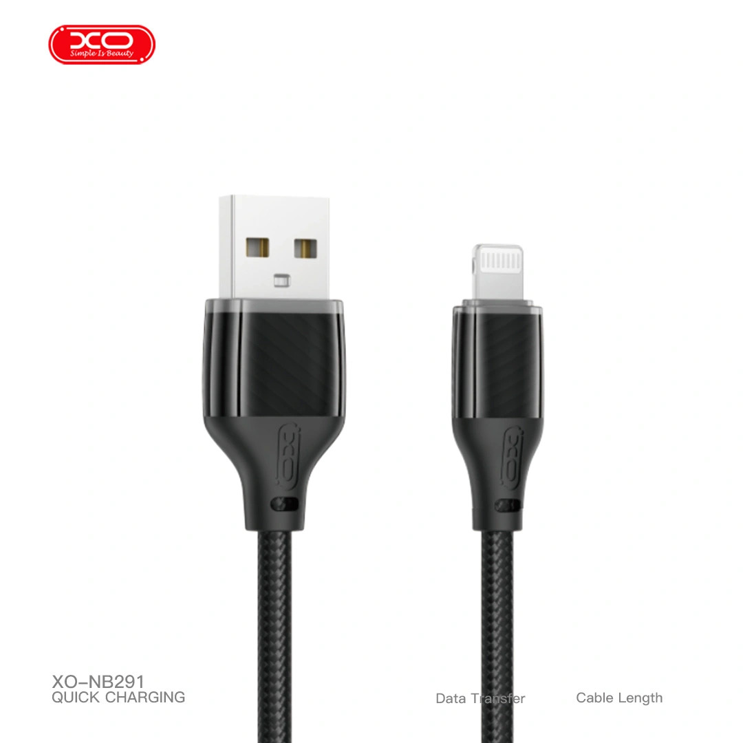 XO NB291 Καλώδιο Φόρτισης & Μεταφοράς Δεδομένων Lightning Braided 6A Μαύρο XO NB291 Καλώδιο Φόρτισης & Μεταφοράς Δεδομένων Lightning Braided 6A Μαύρο - Image 3
