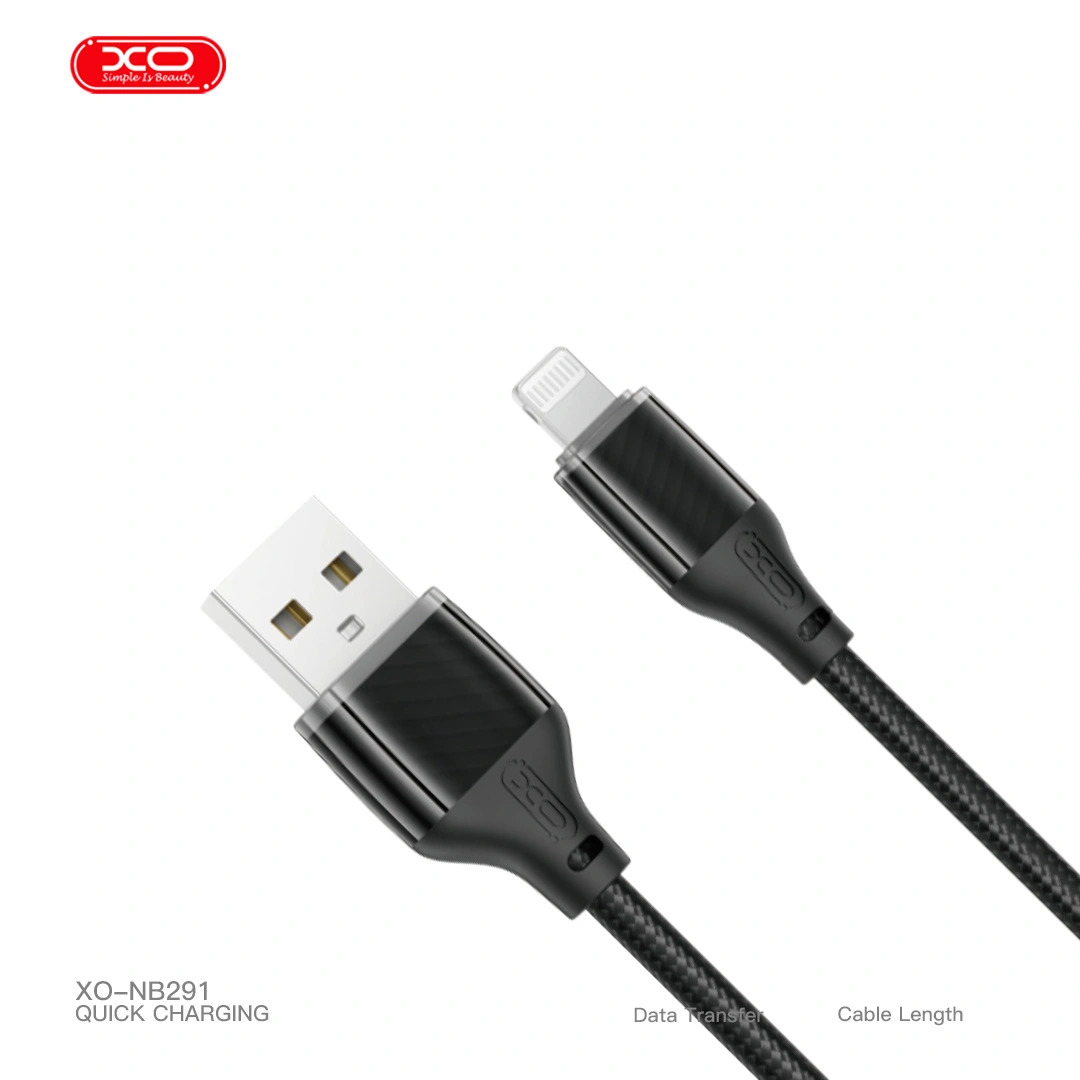 XO NB291 Καλώδιο Φόρτισης & Μεταφοράς Δεδομένων Lightning Braided 6A Μαύρο XO NB291 Καλώδιο Φόρτισης & Μεταφοράς Δεδομένων Lightning Braided 6A Μαύρο - Image 4
