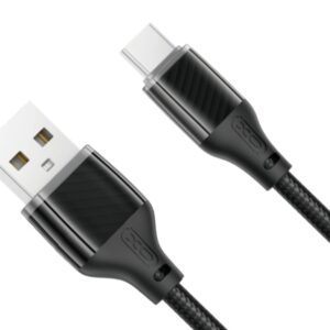 XO NB291 Καλώδιο Φόρτισης & Μεταφοράς Δεδομένων Type-C 6A Μαύρο