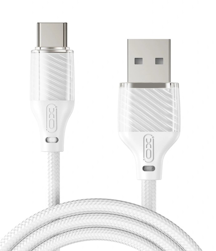 XO NB291 Καλώδιο Φόρτισης & Μεταφοράς Δεδομένων Type-C Braided 6A Λευκό XO NB291 Καλώδιο Φόρτισης & Μεταφοράς Δεδομένων Type-C Braided 6A Λευκό