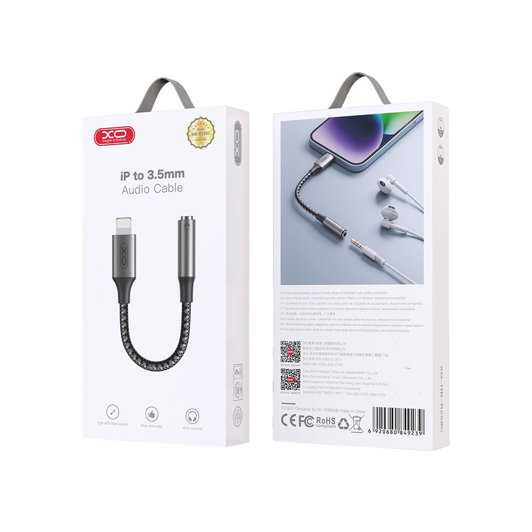 XO NBR258C Lightning adapter Lightning to 3.5mm XO NBR258C Lightning adapter Lightning to 3.5mm - Image 4