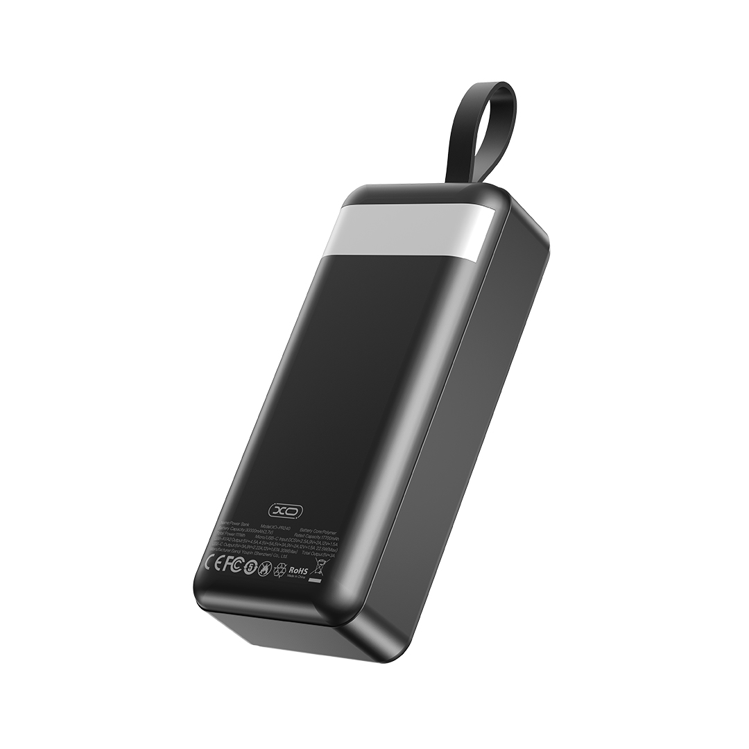 XO PR240 Power Bank Γρήγορης Φόρτισης USB-C 20W/USB-A 22.5W με οθόνη 30000mAh XO PR240 Power Bank Γρήγορης Φόρτισης USB-C 20W/USB-A 22.5W με οθόνη 30000mAh - Image 3