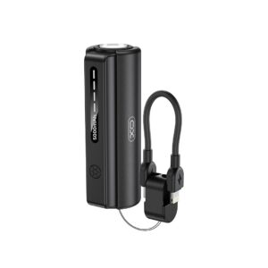 XO PR281 Mini Powerbank 5000mAh με Ενσωματωμένο Φακό και Καλώδιο Φόρτισης iP
