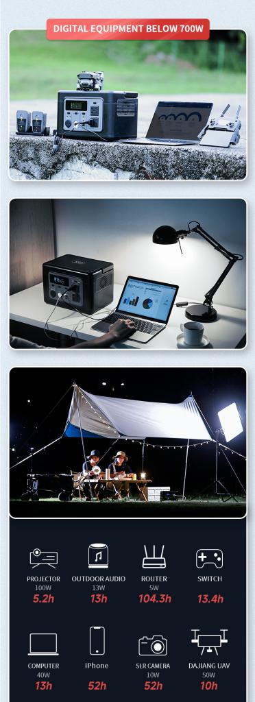 XO PSA-700 Power station 192000mAh/614Wh XO PSA-700 Power station 192000mAh/614Wh - Image 4