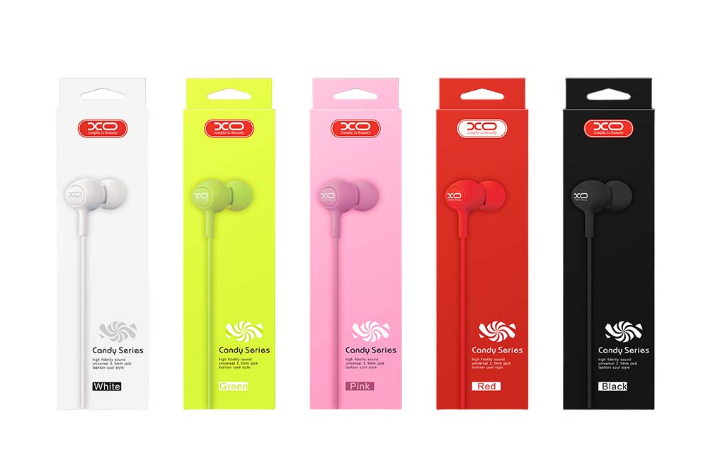 XO S6 Candy Handsfree Μαύρο XO S6 Candy Handsfree Μαύρο - Image 4