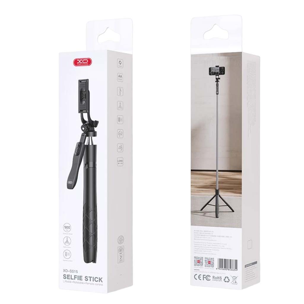 XO SS15 Bluetooth Selfie Stick με Ενισχυμένο Στήριγμα με τρία πόδια 1.8m XO SS15 Bluetooth Selfie Stick με Ενισχυμένο Στήριγμα με τρία πόδια 1.8m - Image 8