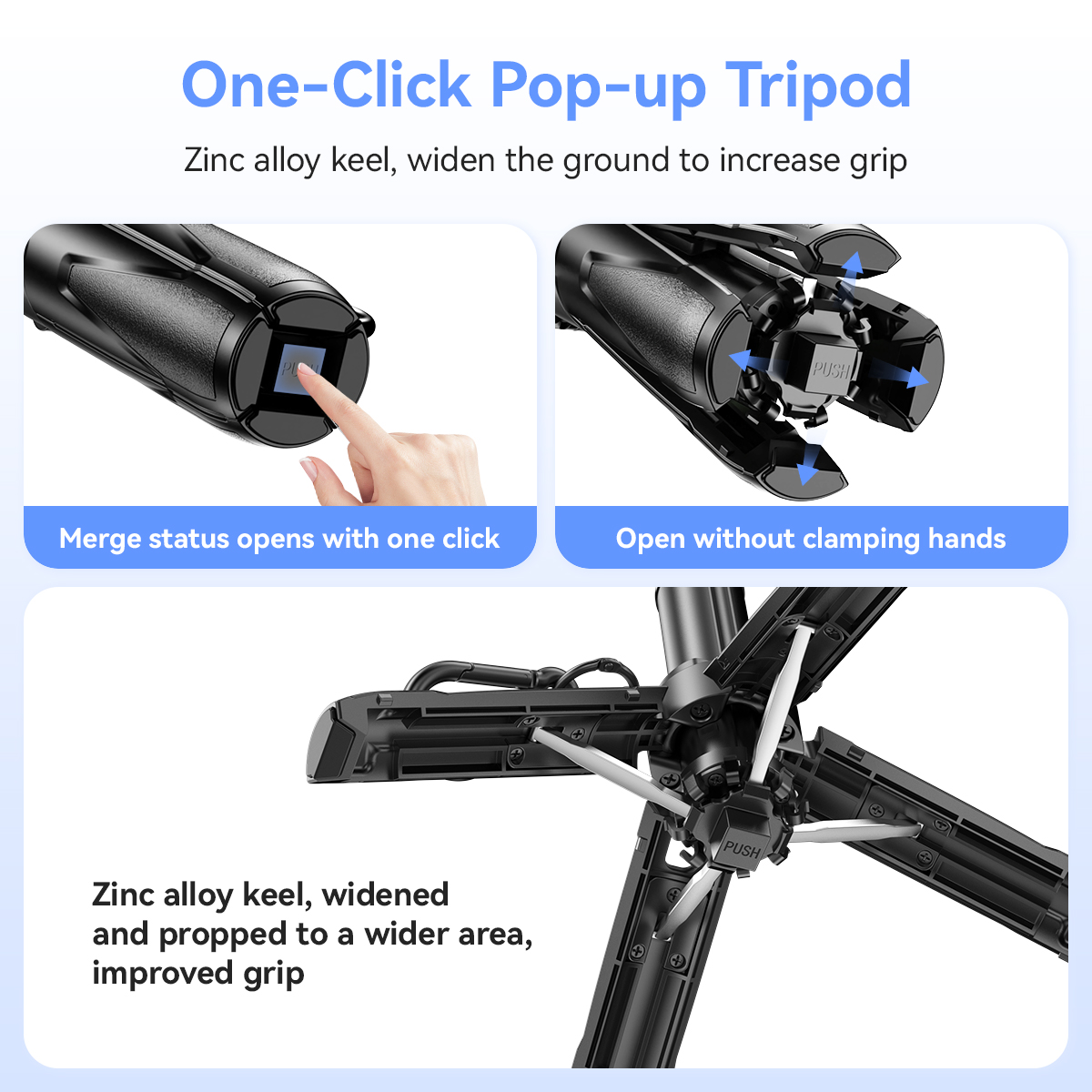 XO SS21 Πολυλειτουργικό Mini Bluetooth Selfie Stick 4 σε 1 XO SS21 Πολυλειτουργικό Mini Bluetooth Selfie Stick 4 σε 1 - Image 11