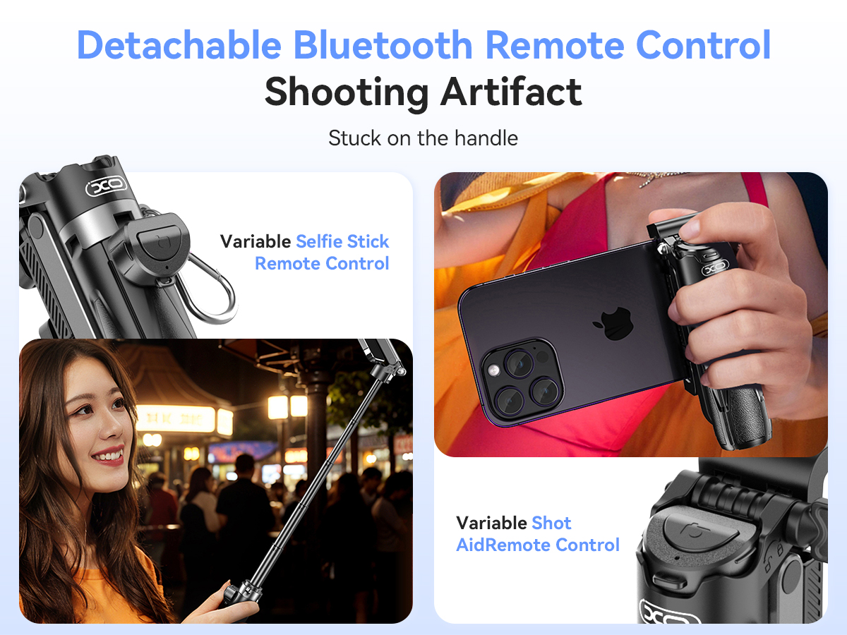 XO SS21 Πολυλειτουργικό Mini Bluetooth Selfie Stick 4 σε 1 XO SS21 Πολυλειτουργικό Mini Bluetooth Selfie Stick 4 σε 1 - Image 20