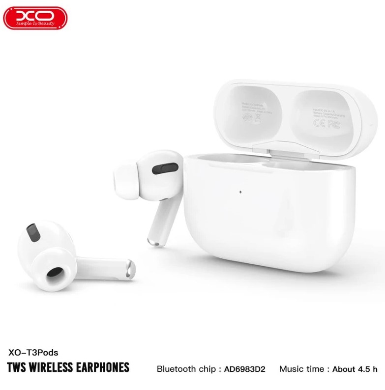 XO T3Pods Bluetooth Ακουστικά (3ης γενιάς) XO T3Pods Bluetooth Ακουστικά (3ης γενιάς) - Image 2