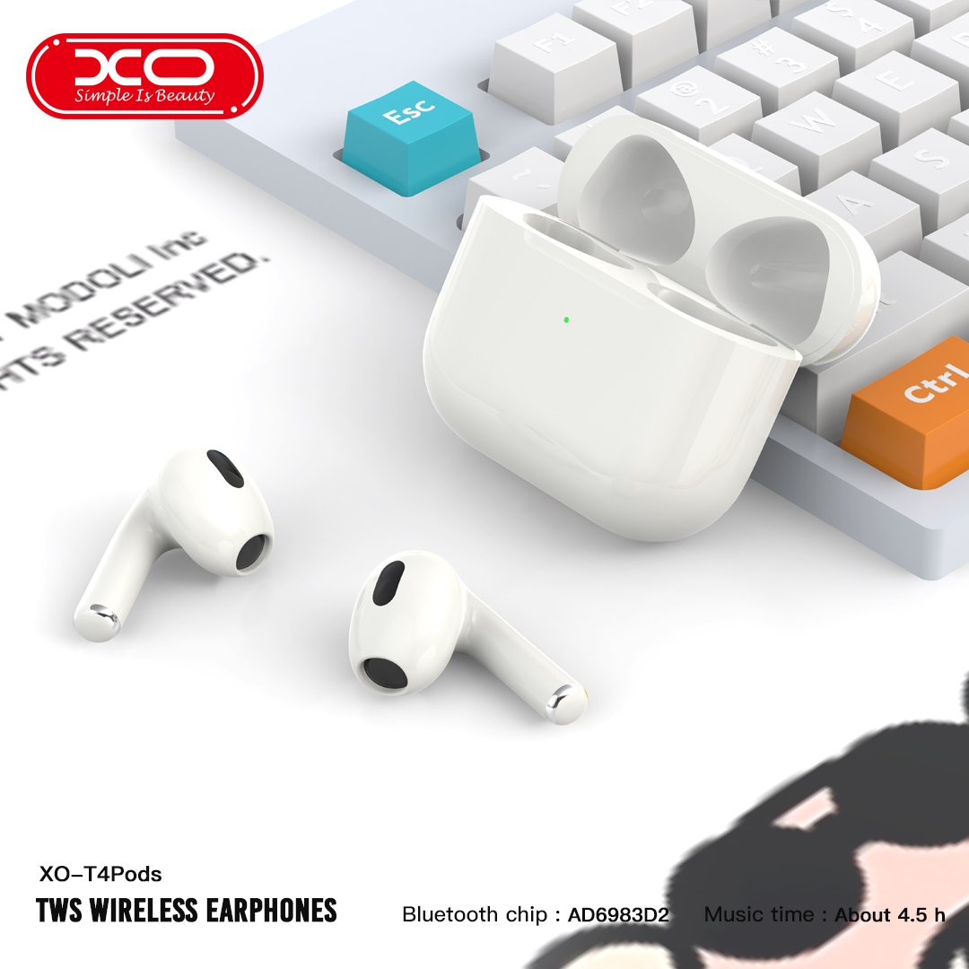 XO T4Pods Ακουστικά Bluetooth (4ης Γενιάς) XO T4Pods Ακουστικά Bluetooth (4ης Γενιάς) - Image 5