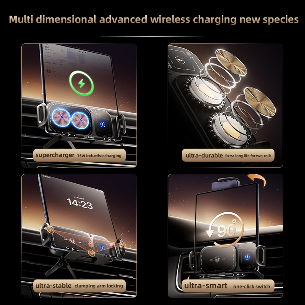 XO WX042 Βάση Κινητού Αυτοκινήτου με Ασύρματη Φόρτιση 15W XO WX042 Βάση Κινητού Αυτοκινήτου με Ασύρματη Φόρτιση 15W - Image 8