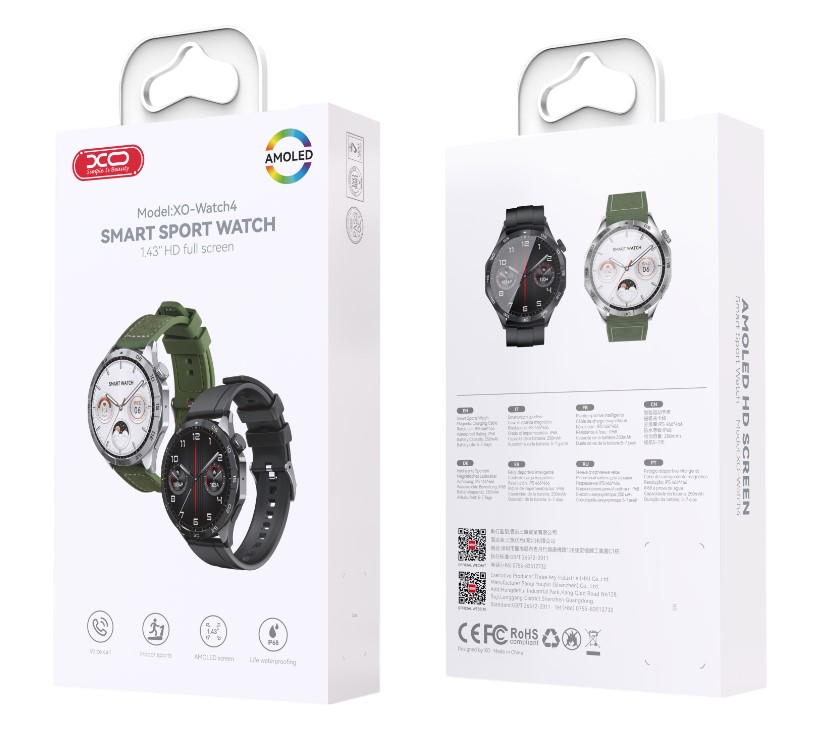 XO Watch4 AMOLED Smart Αθλητικό Ρολόι Κλήσεων Πράσινο XO Watch4 AMOLED Smart Αθλητικό Ρολόι Κλήσεων Πράσινο - Image 2