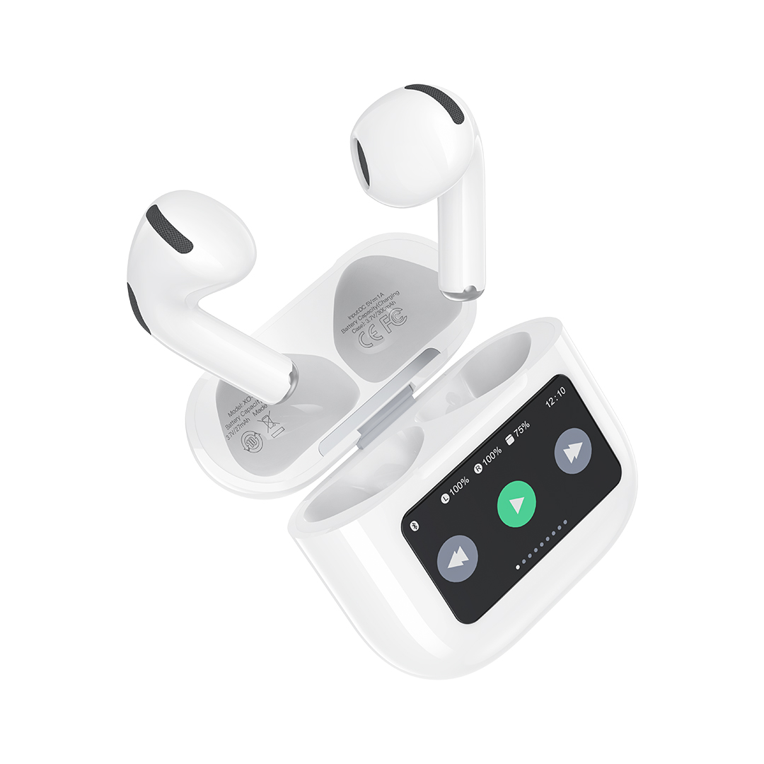XO X42 Pro Bluetooth Earbuds 6ης Γενιάς TWS με Οθόνη Λευκά XO X42 Pro Bluetooth Earbuds 6ης Γενιάς TWS με Οθόνη Λευκά - Image 2