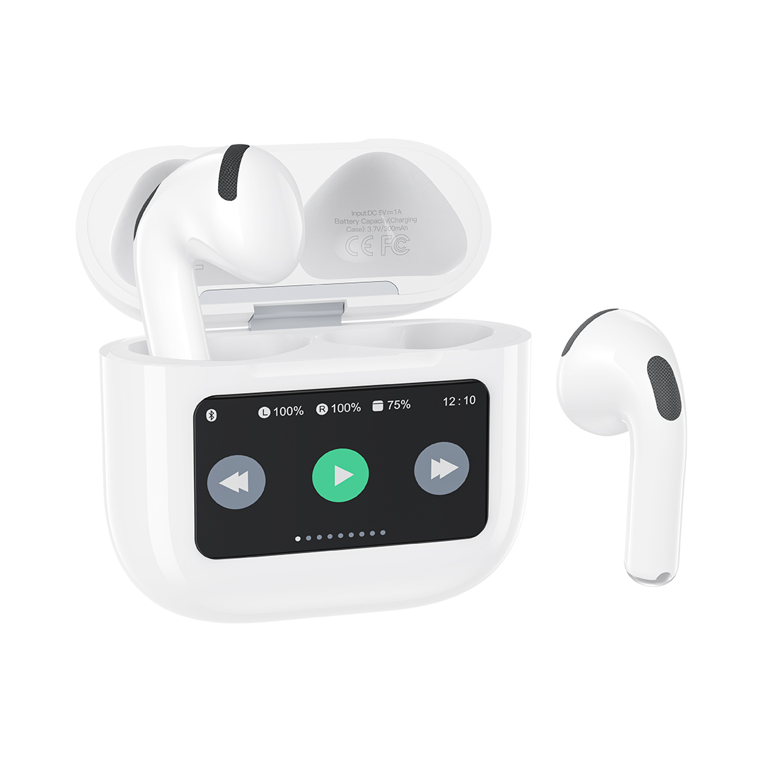 XO X42 Pro Bluetooth Earbuds 6ης Γενιάς TWS με Οθόνη Λευκά XO X42 Pro Bluetooth Earbuds 6ης Γενιάς TWS με Οθόνη Λευκά - Image 3
