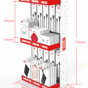 XO ZSJ002 Double deck desktop display rack  720x300x200