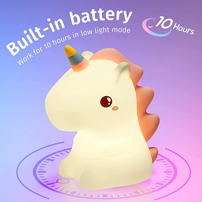 ΑTC LED Μονόκερος Φωτάκι Νυκτός Σιλικόνης ΑTC LED Μονόκερος Φωτάκι Νυκτός Σιλικόνης - Image 6