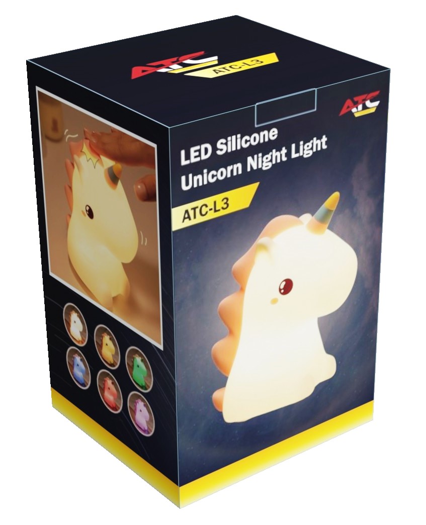 ΑTC LED Μονόκερος Φωτάκι Νυκτός Σιλικόνης ΑTC LED Μονόκερος Φωτάκι Νυκτός Σιλικόνης - Image 10