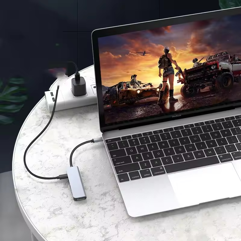 Αντάπτορας 5 σε 1 PD 100W Type-C HDTV USB2.0/3.0 4K 30HZ Αντάπτορας 5 σε 1 PD 100W Type-C HDTV USB2.0/3.0 4K 30HZ - Image 6