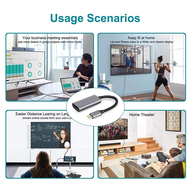 Αντάπτορας Type-C to HDTV 4k 60hz 10cm Αντάπτορας Type-C to HDTV 4k 60hz 10cm - Image 8