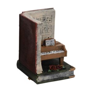 ΒΙΒΛΙΟΣΤΑΤΕΣ "ΠΙΑΝΟ" ΜΠΛΕ-ΚΟΚΚΙΝΟ 1/2 16*12*12