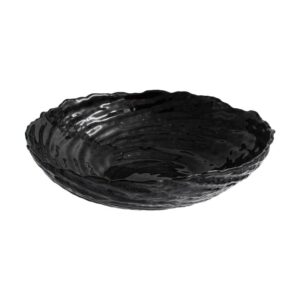 ΓΥΑΛΙΝΗ ΣΤΡΟΓΓΥΛΗ ΦΡΟΥΤΙΕΡΑ Fylliana FL25 ΜΑΥΡΟ ΧΡΩΜΑ 25εκ