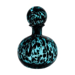 ΓΥΑΛΙΝΟ ΔΙΑΚΟΣΜΗΤΙΚΟ ΜΠΟΥΚΑΛΙ Fylliana FL1828 ΜΠΛΕ ANIMAL PRINT 17x21εκ