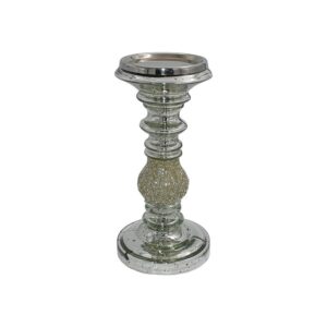 ΓΥΑΛΙΝΟ ΕΠΙΤΡΑΠΕΖΙΟ ΚΗΡΟΠΗΓΙΟ Fylliana FL753 ΑΣΗΜΙ ΧΡΩΜΑ 11x24εκ