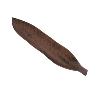 ΔΙΑΚΟΣΜΗΤΙΚΗ ΠΙΑΤΕΛΑ MDF Fylliana ΣΕ ΣΧΗΜΑ ΦΥΛΛΟΥ ΚΑΦΕ 54x16εκ