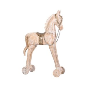 ΔΙΑΚΟΣΜΗΤΙΚΟ ΑΛΟΓΟ ΣΕ VINTAGE ΣΤΥΛ Fylianna FL6562 ΛΕΥΚΟ ΑΝΤΙΚΕ ΧΡΩΜΑ 38x13x60εκ
