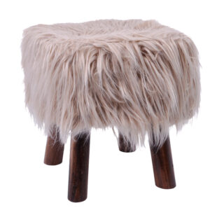 ΔΙΑΚΟΣΜΗΤΙΚΟ ΓΟΥΝΙΝΟ ΣΚΑΜΠΟ Fylliana ΜΠΕΖ  30x30x35εκ