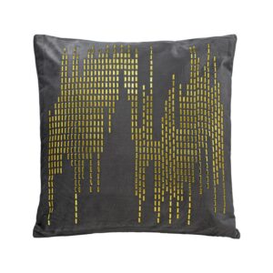 ΔΙΑΚΟΣΜΗΤΙΚΟ ΜΑΞΙΛΑΡΙ Fylliana ΓΚΡΙ-ΧΡΥΣΟ ΧΡΩΜΑ 45x45x10εκ