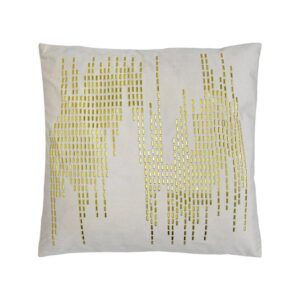 ΔΙΑΚΟΣΜΗΤΙΚΟ ΜΑΞΙΛΑΡΙ Fylliana ΕΚΡΟΥ-ΧΡΥΣΟ ΧΡΩΜΑ 45x45x10εκ