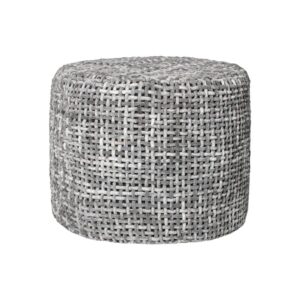 ΔΙΑΚΟΣΜΗΤΙΚΟ ΠΟΥΦ Fylliana "Lagoon" ΓΚΡΙ ΧΡΩΜΑ 45x45x35εκ