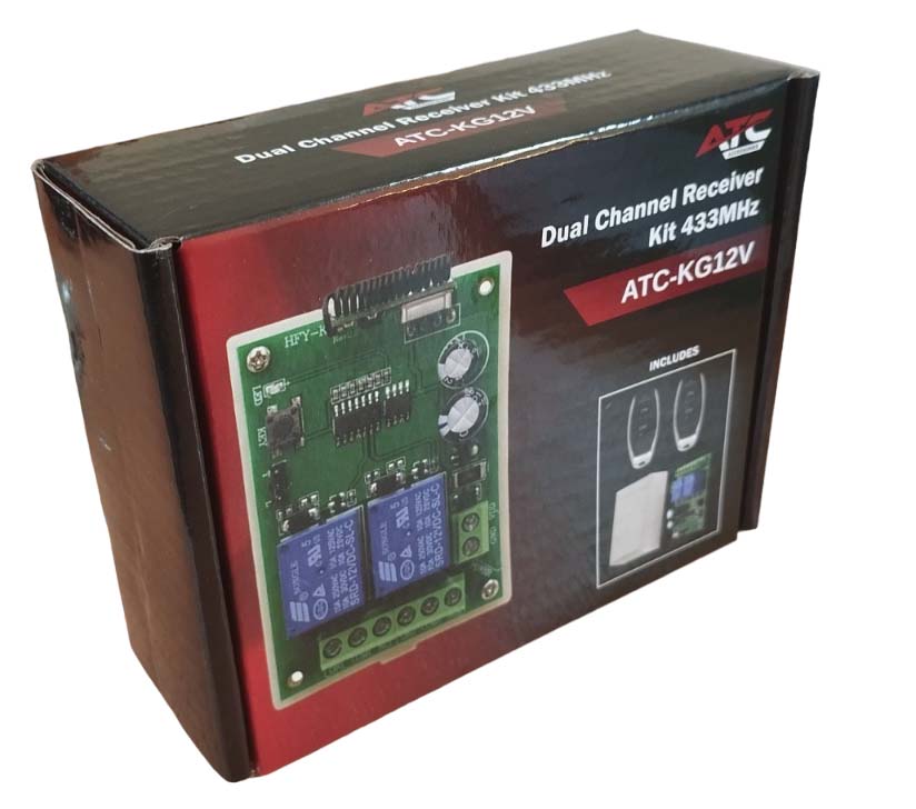 Δικάναλος Δέκτης Εντολών KIT Με 2 Κοντρόλ KG12V (Μόνο 12V) Δικάναλος Δέκτης Εντολών KIT Με 2 Κοντρόλ KG12V (Μόνο 12V) - Image 4