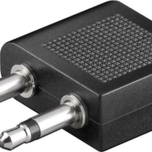 Διπλό Φις 3.5mm Μono Αρσ. σε Stereo Θηλ. 61004