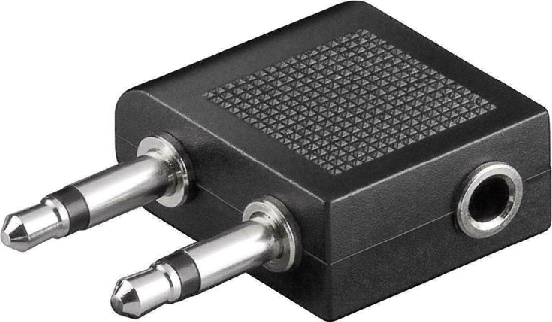 Διπλό Φις 3.5mm Μono Αρσ. σε Stereo Θηλ. 61004 Διπλό Φις 3.5mm Μono Αρσ. σε Stereo Θηλ. 61004