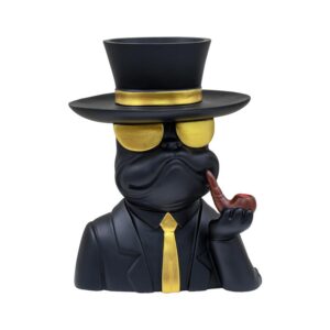 ΕΠΙΤΡΑΠΕΖΙΑ ΔΙΑΚΟΣΜΗΤΙΚΗ ΦΙΓΟΥΡΑ DOG Fylliana FL7251 ΜΑΥΡΟ ΧΡΩΜΑ 20x11x28εκ