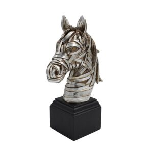 ΕΠΙΤΡΑΠΕΖΙΑ ΔΙΑΚΟΣΜΗΤΙΚΗ ΦΙΓΟΥΡΑ Fylliana FL25092 ΑΛΟΓΟ ΑΣΗΜΙ-ΜΑΥΡΟ ΧΡΩΜΑ 20x11x33εκ