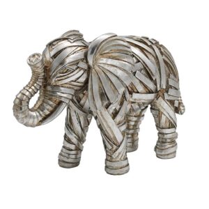 ΕΠΙΤΡΑΠΕΖΙΑ ΔΙΑΚΟΣΜΗΤΙΚΗ ΦΙΓΟΥΡΑ Fylliana FL25233 ΕΛΕΦΑΝΤΑΣ ΑΣΗΜΙ ΧΡΩΜΑ 23x9x16εκ