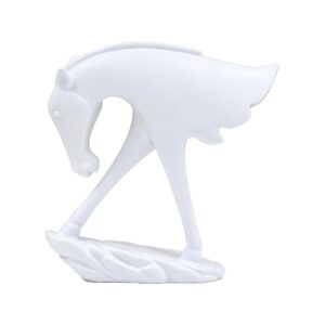 ΕΠΙΤΡΑΠΕΖΙΑ ΔΙΑΚΟΣΜΗΤΙΚΗ ΦΙΓΟΥΡΑ "Horse" Fylliana FL7217 ΛΕΥΚΟ ΧΡΩΜΑ 20x6x21εκ