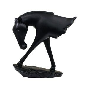 ΕΠΙΤΡΑΠΕΖΙΑ ΔΙΑΚΟΣΜΗΤΙΚΗ ΦΙΓΟΥΡΑ "Horse" Fylliana FL7217 ΜΑΥΡΟ ΧΡΩΜΑ 20x6x21εκ