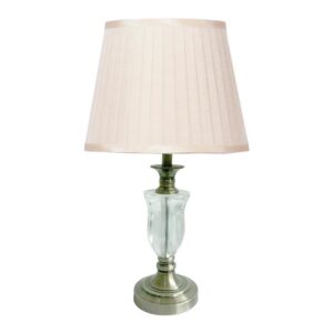 ΕΠΙΤΡΑΠΕΖΙΑ ΛΑΜΠΑ Fylliana 20510 ΜΕΤΑΛΛΟ-ΓΥΑΛΙ ΑΣΗΜΙ Ε27 49εκ