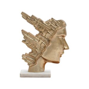 ΕΠΙΤΡΑΠΕΖΙΟ ΔΙΑΚΟΣΜΗΤΙΚΟ CITY FACE Fylliana FL24530 ΧΡΥΣΟ ΧΡΩΜΑ 20x27εκ