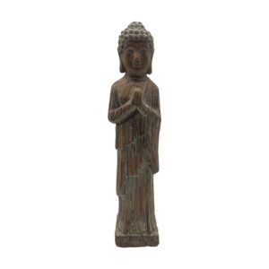 ΕΠΙΤΡΑΠΕΖΙΟ ΔΙΑΚΟΣΜΗΤΙΚΟ Fylliana Buddha 23695 ΚΑΦΕ ΧΡΩΜΑ 11x11x46