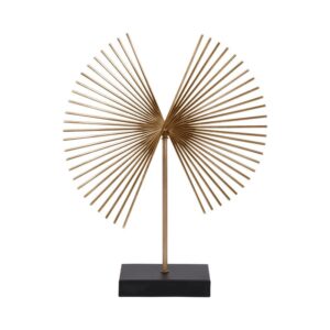 ΕΠΙΤΡΑΠΕΖΙΟ ΜΕΤΑΛΛΙΚΟ ΔΙΑΚΟΣΜΗΤΙΚΟ Fylliana Windmill ΧΡΥΣΟ ΧΡΩΜΑ 30x10x34εκ sls