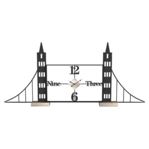 ΕΠΙΤΡΑΠΕΖΙΟ ΡΟΛΟΙ Fylliana "Bridge" NATURE ΞΥΛΟ-ΜΕΤΑΛΛΟ 50x8x30εκ sls