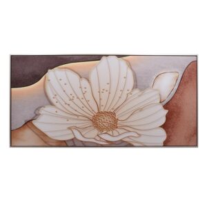 ΚΑΔΡΟ Fylliana 62128 "Flower" ΛΕΥΚΟ-ΜΠΕΖ ΧΡΩΜΑ 60x3x120εκ