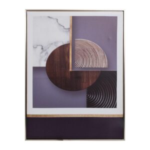 ΚΑΔΡΟ Fylliana Circle ΜΠΡΟΝΖΕ ΠΛΑΙΣΙΟ 60*80 sls